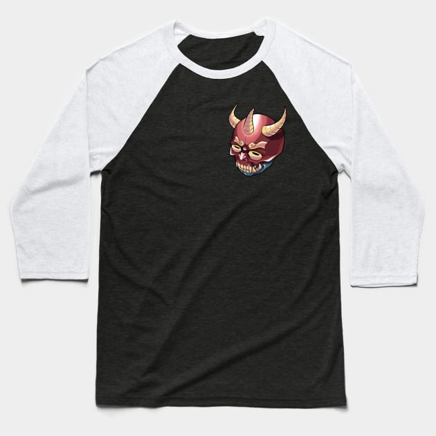 Demonic head Baseball T-Shirt by Vika_lampa_13